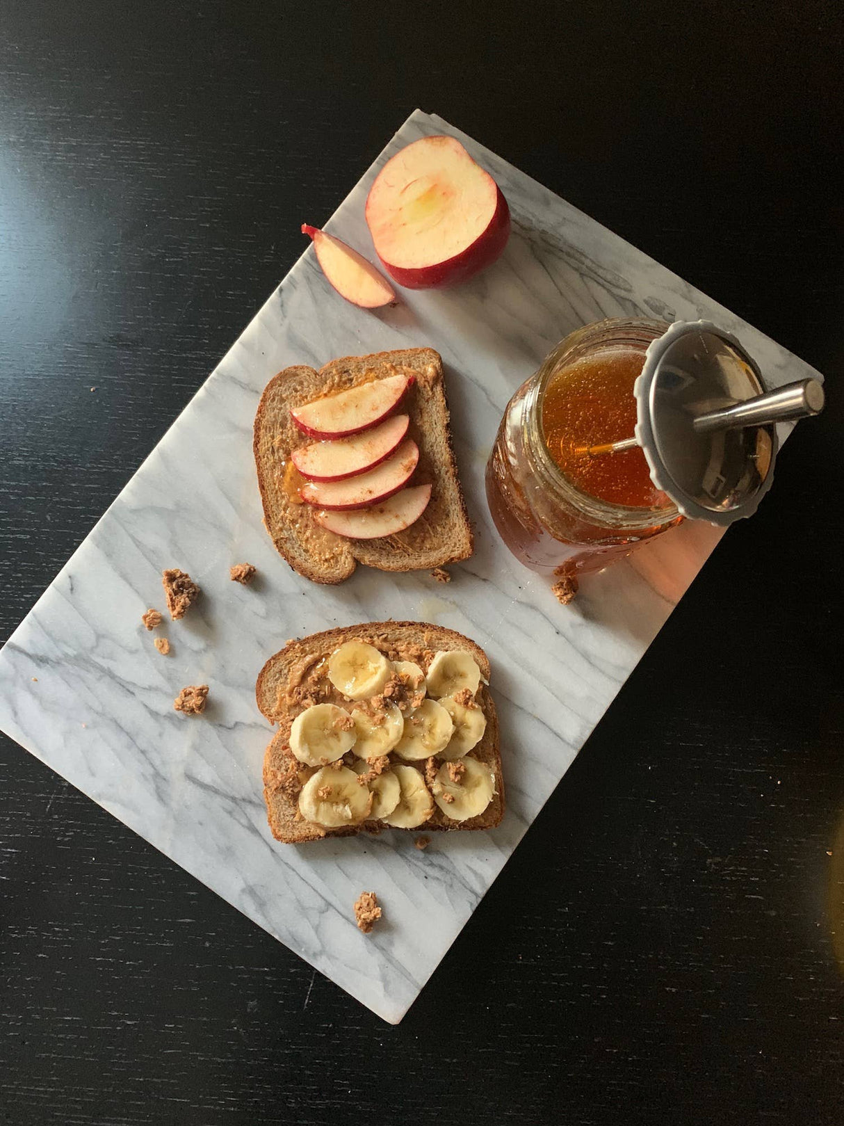 Jarware Honey Dipper Lid for Wide Mouth Mason Jar