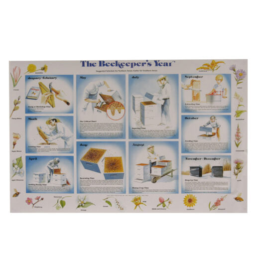 Wall Poster- The Beekeeper's Year