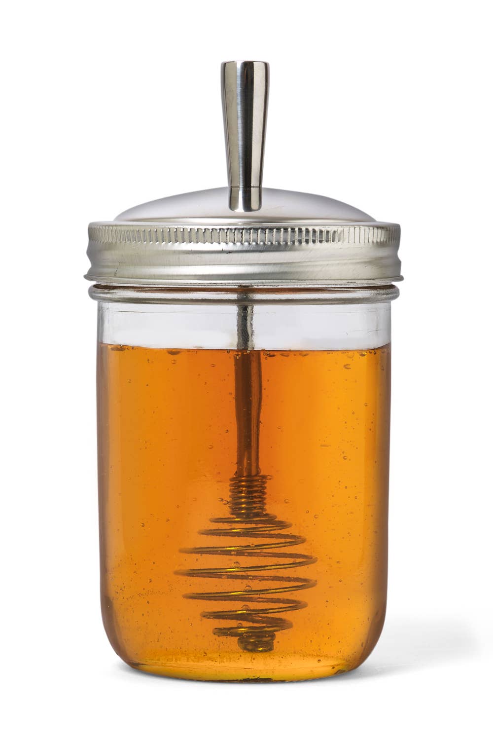 Jarware Honey Dipper Lid for Wide Mouth Mason Jar