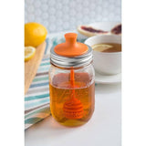 Jarware Honey Dipper Lid for Regular Mouth Mason Jar