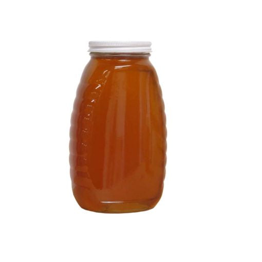 Container, Case of 12 with Lids, Glass, 2 lb.
