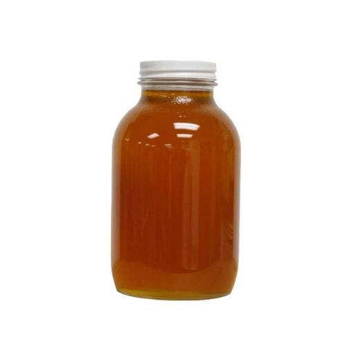 Container, Case of 6 with Lids, Glass, 5 lb.