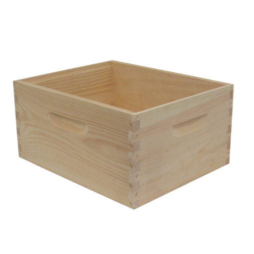 Deep Hive Body, Fingerjointed, Assembled, Commercial, 10-frame
