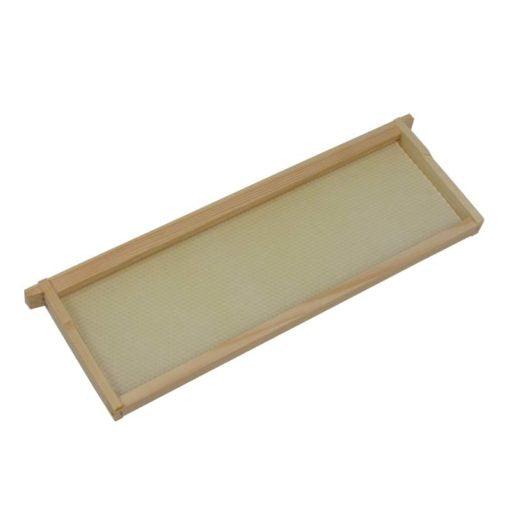 Frame, Medium, Assembled with Extra Heavy Waxed, White Plastic, Grooved Top Bar, Grooved Bottom Bar, No Endbar Holes, Commercial **SPECIAL PRICE ABOVE 5,000 QTY.**