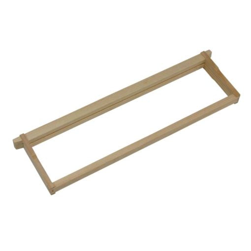 Frame, Shallow, Assembled without foundation, Wedged Top Bar, Grooved Bottom Bar, Endbar Holes, Commercial