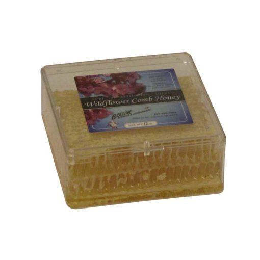 Container by Case of 12, Heavy-Duty, Plastic, Comb-Honey